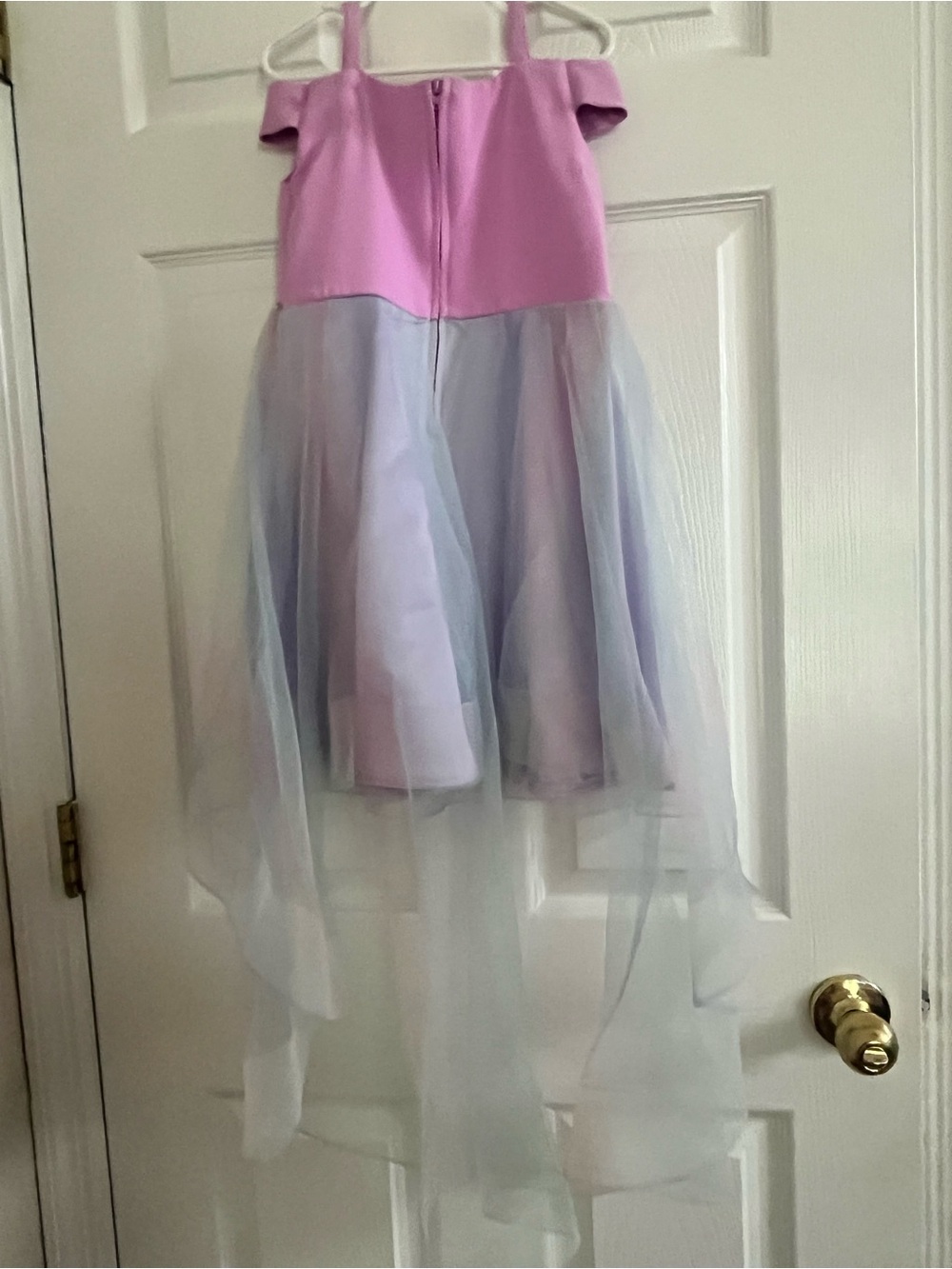 Rare Editions Lavender and Pastel Tulle High-Low Dress ( tags removed )